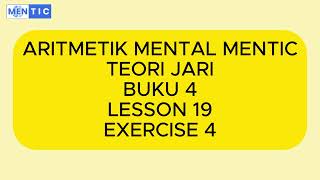 TEORI JARI  BUKU 4  LESSON 19  EXERCISE 4 [upl. by Elbag545]