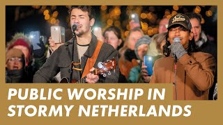 Powerful STREET WORSHIP in the Netherlands · Presence Worship on the Streets · Tilburg De Heuvel [upl. by Edelstein]