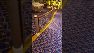 carpet fitting installation public areas  border work on cruise ship [upl. by Itnuahsa]