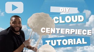 Simple Cloud Centerpiece Tutorial  DIY  EOE Designs [upl. by Ahsinyt]