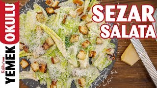 Sezar Salata Tarifi  Sezarın Hakkını Sezara Vermeye Geldik 😜 🥗 [upl. by Tracy573]