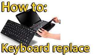 How to replace keyboard on HP Compaq Presario CQ57 laptop [upl. by Stacey]