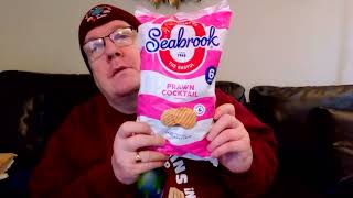 SEABROOK PRAWN COCKTAIL CRISPS REVIEW [upl. by Beauchamp224]