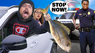 Something Funny Happened when Cops stop us FV Fams Fishing Pond Vlog [upl. by Marentic45]