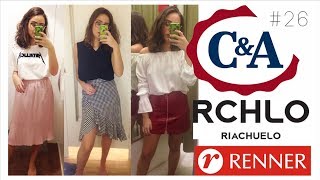 ROUPAS ESTILOSAS E BARATINHAS Achados CampA Riachuelo e Renner  VEDA 26 [upl. by Corella378]