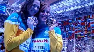 Bronte Campbell Playing Joker With Cate Campbell amp Sarah Sjostrom [upl. by Acinemod141]