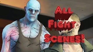 Batman Telltale Series Ep 2 Children of Arkham  All Fight Scenes Variation [upl. by Wystand]