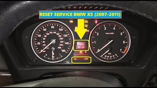 How to Reset Service BMW X5 E70 20072013 [upl. by Anavoig]