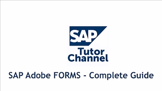 SAP Adobe FORMS  Complete Guide [upl. by Skelly]