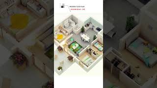 MODERN FLOOR PLAN  IDEAS  01 FahadsDesignLab interiordesign architecture housedesign art [upl. by Neemsaj]