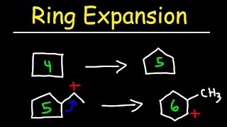 SN1 Carbocation Rearrangements  Ring Expansion Problems [upl. by Cirde31]