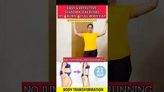 Only 5 standing exercise to burn full body fat in just 21 days neetufitness [upl. by Camarata]