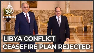 Haftar proposed Libya ceasefire says Egypts elSisi [upl. by Tayyebeb954]