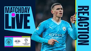 City top the group after scintillating comeback  Man City v RB Leipzig  MATCHDAY LIVE [upl. by Asp]