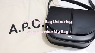 APC Betty Bag Unboxing  What Fits Inside whats in my bag 2021 [upl. by Arfihs]