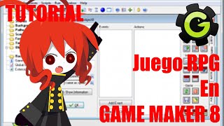 Como Hacer Un JUEGO RPG En GAME MAKER 8 PERSONAJE BASICO [upl. by Hilliard976]