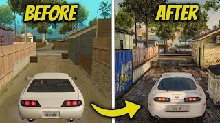 I Remastered GTA San Andreas With Mods  Remastered GTA san Andreas Android [upl. by Etnovaj]