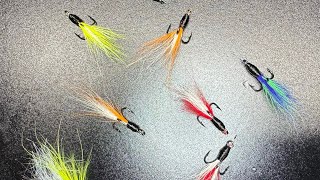 Make your own treble hook skirts for inline spinners [upl. by Ahsinek]