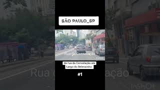 1 Da rua da Consolação ao belenzinho São PauloSP saopaulo tráfico Car cidades City brazil [upl. by Ellan]