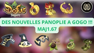 Dofus Touch  Présentation nouvelle panoplie Maj 167 Yensid [upl. by Fleeman]