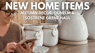 Week in the life Huge Autumn decor haul amp mini Dunelm amp Sostrene Grene haul [upl. by Dnanidref]