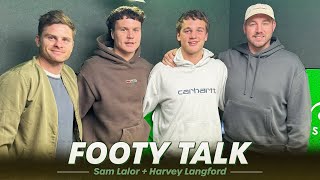 Sam Lalor amp Harvey Langford Preview The 2024 Draft  Footy Talk AFL [upl. by Ahsenev319]