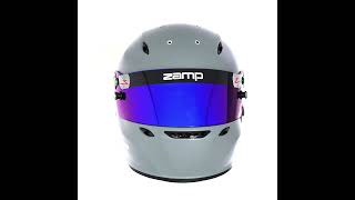 ZR72 MATTE GREY  FIA amp SNELL APPROVED HELMET 360 VIDEO [upl. by Ecnarrat]