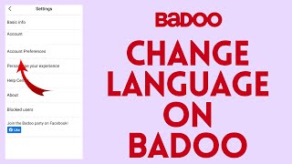 How to Change Language on Badoo 2024  Badoo Tutorial [upl. by Leugimesoj]