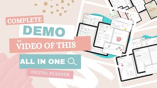 DEMO VIDEO OF ALL IN ONE PLANNER [upl. by Ado]