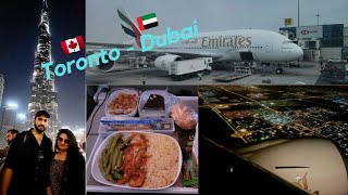 Emirates EK242  A380  Toronto to Dubai  Review 4K [upl. by Bradney]