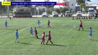 Fethiye 1923 SK 8  0 Seydikemerspor Muğla U11 Ligi H Grubu 5Hafta [upl. by Nwadahs]