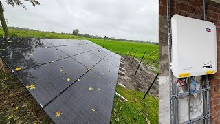 Off Grid met SMA Hybride omvormer en 32 zonnepanelen en automatische schakeling voor backup details [upl. by Ninnetta]