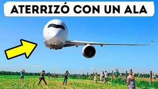 Un avión que aterrizó con una sola ala [upl. by Araht]