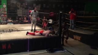 WWA4 Rudy Wristlock vs AC Mack Heavyweight Champion 2232017 [upl. by Nahtanaoj]