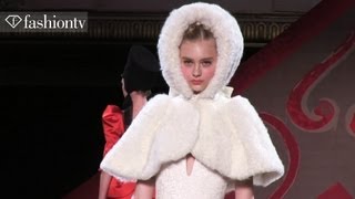 Ulyana Sergeenko Couture FallWinter 201213 ft Jessica Stam amp Natalia Vodianova  Paris  FashionTV [upl. by Lail]