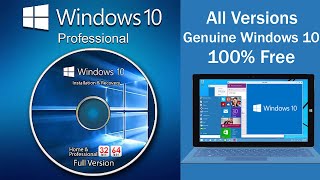 how to download Genuine windows 10 for 100 free full version in 2019 [upl. by Wiltz]