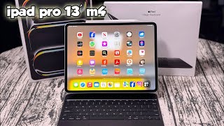 Apple iPad Pro 13Inch M4 2024  Unboxing and First Impressions  AYU Gamester [upl. by Amla]