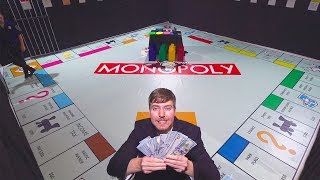 Giant Monopoly Game With Real Money [upl. by Vanderhoek]