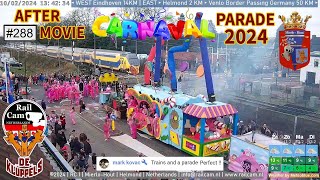 Railcam Aftermovie Carnaval Parade 2024 MierloHout 288 [upl. by Olson]