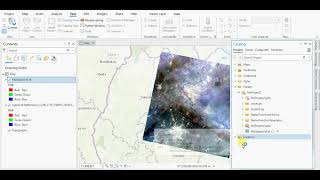 How to perform image correction composite bands and clip raster in ArcGIS Pro [upl. by Wohlen]