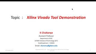 FPGA Flow Xilinx Vivado [upl. by Sylvester]