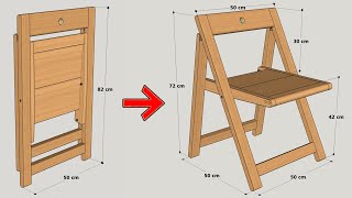 HOW TO MAKE A FOLDING CHAIR EASILY STEP BY STEP [upl. by Lorola977]