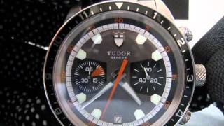 Tudor Heritage Monte Carlo Chronograph Ref70330N Function Testing [upl. by Dugas]