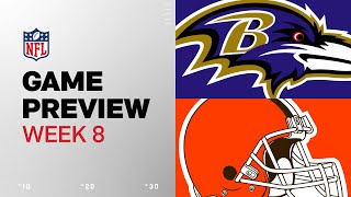 Baltimore Ravens vs Cleveland Browns  2024 Week 8 Game Preview [upl. by Akimak811]