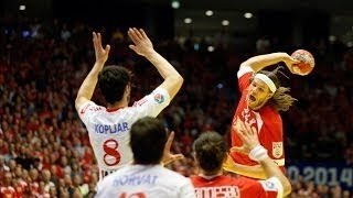 EHF EURO 2014  DENMARK vs CROATIA  Final Round Semifinal [upl. by Leinoto32]