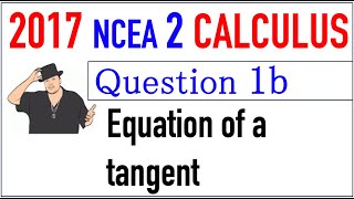 2017 NCEA 2 Calculus Exam Q1b [upl. by Satterfield]