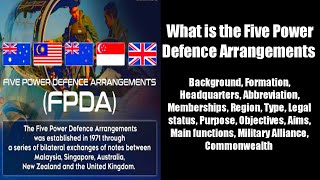 What is the Five Power Defence Arrangements  FPDA  Military Alliance  5min Knowledge [upl. by Fadil]