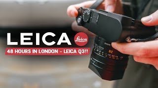 LEICA Q3 REVIEW  HANDS ON IN LONDON [upl. by Ocinemod]