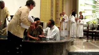 Baptism Catholic Immersion [upl. by Sirref]