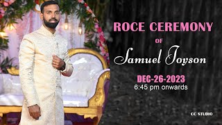 Roce Ceremony of Samuel Joyson [upl. by Gussy292]